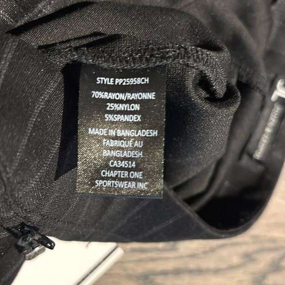 Jules & Leopold Stripped tailored Sloane High rise lwide leg dress pants Sz L - Picture 5 of 13